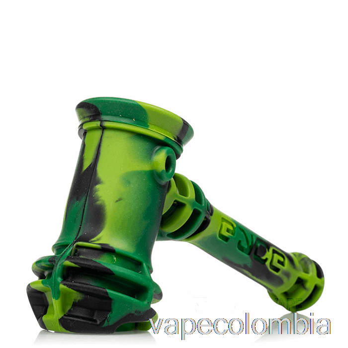 Kit De Vapeo Completo Eyce Hammer Bubbler De Silicona Selva (negro/verde/verde Lima)